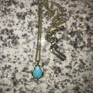 Turquoise Kendra Scott necklace